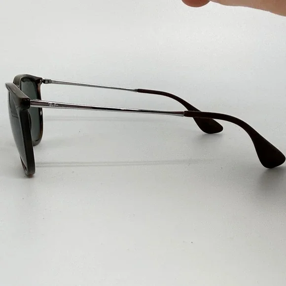 Ray-Ban Erika RB4171 710/71 Tortoise Shell Green Lens Sunglasses 54-18-145 21513 - Picture 2 of 7